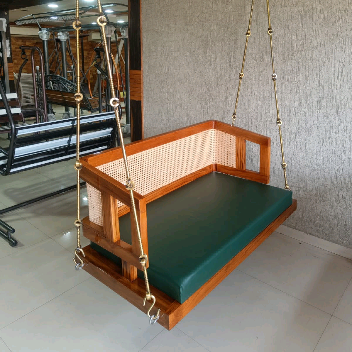 Wooden Hanging Swing 